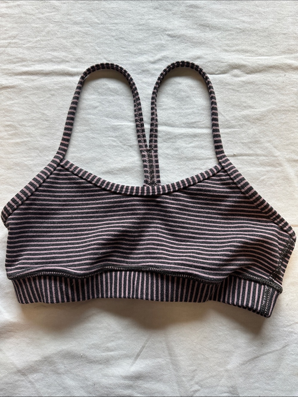 Lululemon Striped Sports Bra